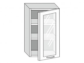 19.50.3 Шкаф настенный (h=913) на 500мм с 1-ой стекл. дверцей в Новом Уренгое - novyj-urengoj.magazinmebel.ru | фото