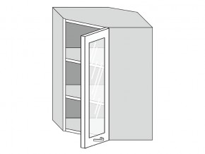 19.60.3у Шкаф настенный (h=913) угловой на 600мм со стекл. дверцей в Новом Уренгое - novyj-urengoj.magazinmebel.ru | фото