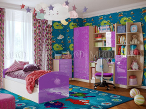 Детская комната Юниор-2 Фиолетовый металлик в Новом Уренгое - novyj-urengoj.magazinmebel.ru | фото