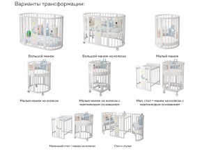 Детская кроватка белая Эстель в Новом Уренгое - novyj-urengoj.magazinmebel.ru | фото - изображение 2