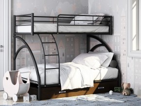 Двухъярусная кровать Виньола-2 Я черный в Новом Уренгое - novyj-urengoj.magazinmebel.ru | фото