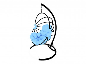 Кокон Веер без ротанга голубая подушка в Новом Уренгое - novyj-urengoj.magazinmebel.ru | фото