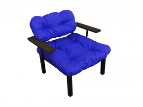 Кресло Дачное синяя подушка в Новом Уренгое - novyj-urengoj.magazinmebel.ru | фото