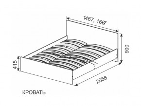 Кровать 1600х2000 ортопедическое основание в Новом Уренгое - novyj-urengoj.magazinmebel.ru | фото