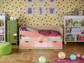 Кровать Бабочки 1800 Розовый металлик в Новом Уренгое - novyj-urengoj.magazinmebel.ru | фото