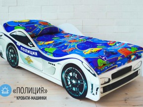Кровать детская машина Полиции в Новом Уренгое - novyj-urengoj.magazinmebel.ru | фото