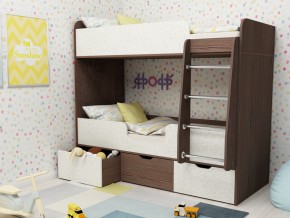 Кровать двухъярусная Малыш двойняшка бодега-феритейл в Новом Уренгое - novyj-urengoj.magazinmebel.ru | фото - изображение 1