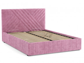 Кровать Гамма 1600 с основанием велюр тенерифе розовый в Новом Уренгое - novyj-urengoj.magazinmebel.ru | фото - изображение 2