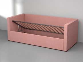 Кровать мягкая с подъёмным механизмом арт. 030 розовый в Новом Уренгое - novyj-urengoj.magazinmebel.ru | фото - изображение 2