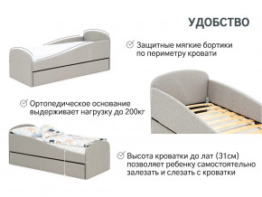Кровать с ящиком Letmo халва (рогожка) в Новом Уренгое - novyj-urengoj.magazinmebel.ru | фото - изображение 11