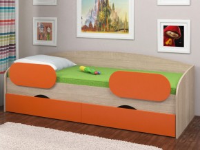 Кровать Соня 2 сонома-оранжевый в Новом Уренгое - novyj-urengoj.magazinmebel.ru | фото - изображение 2