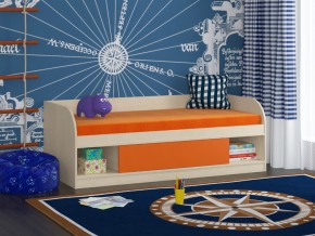 Кровать Соня 4 дуб молочный-оранжевый в Новом Уренгое - novyj-urengoj.magazinmebel.ru | фото - изображение 1