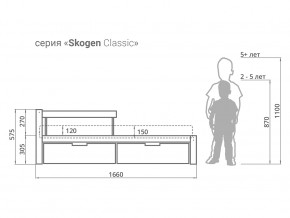 Кровать Svogen classic с ящиками и бортиком белый в Новом Уренгое - novyj-urengoj.magazinmebel.ru | фото - изображение 2