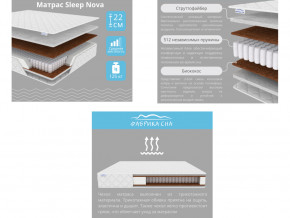 Матрас Sleep Nova шириной 900 мм в Новом Уренгое - novyj-urengoj.magazinmebel.ru | фото - изображение 2