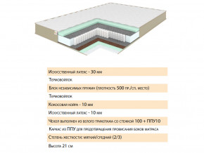 Матрас Тиссая 140х200 в Новом Уренгое - novyj-urengoj.magazinmebel.ru | фото - изображение 2