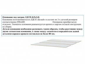 Основание из ЛДСП 0,9х2,0м в Новом Уренгое - novyj-urengoj.magazinmebel.ru | фото