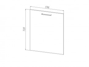 П 60 Комплект для посудомоечной машины 600 мм (цоколь + фасад) ЛДСП в Новом Уренгое - novyj-urengoj.magazinmebel.ru | фото