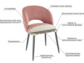 Стул Моли велюр синий в Новом Уренгое - novyj-urengoj.magazinmebel.ru | фото - изображение 2