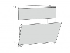 Тумба для обуви 16.127 Октава Белый шагрень в Новом Уренгое - novyj-urengoj.magazinmebel.ru | фото - изображение 2